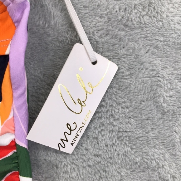 Anne Cole Twist Front Underwire Top Size 34C / 36B  New - Picture 4 of 10